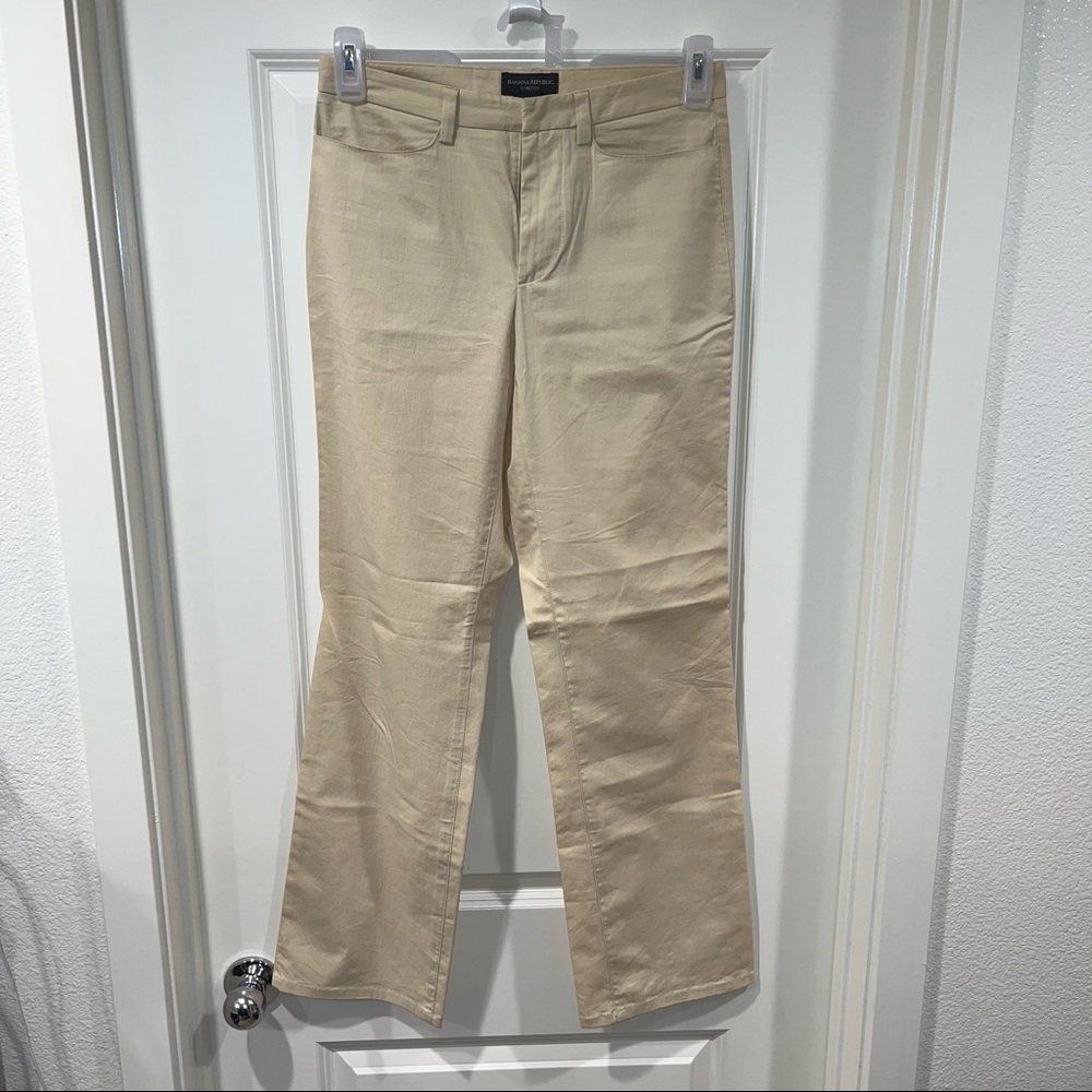 Banana Republic stretch Womens Pants Size 4 Beige Pants Casual